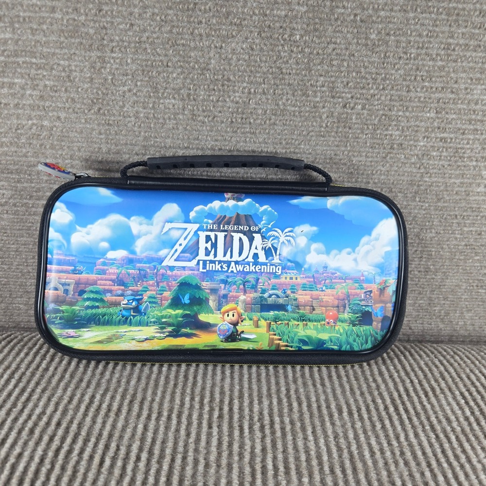 Nintendo Blue Zelda Link's Awakening Hardshell Switch‎ Travel Case